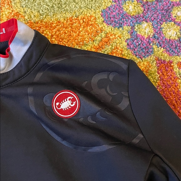 CASTELLI GPM FULL ZIP FLEECE LONG SLEEVE CYCLING JERSEY MENS SIZE LARGE - Picture 4 of 9